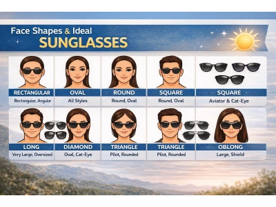 Shade Your Style: Πώς να επιλέξετε τα τέλεια γυαλιά ηλίου για το σχήμα του προσώπου σας