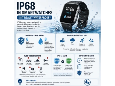 Τι σημαίνει IP68 σε smartwatch; Είναι όντως αδιάβροχο;