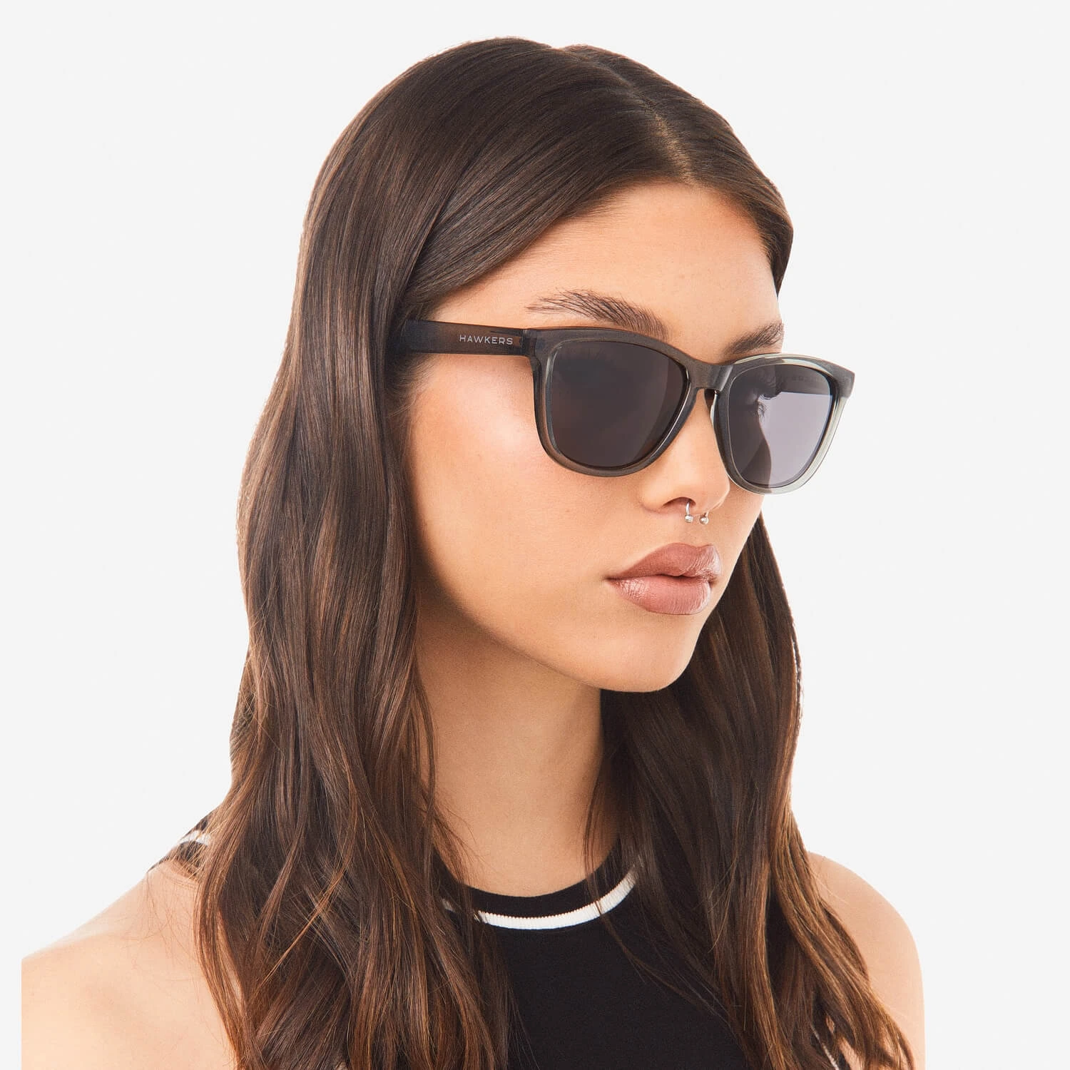 HAWKERS  Transparent Black Dark One / Polarized