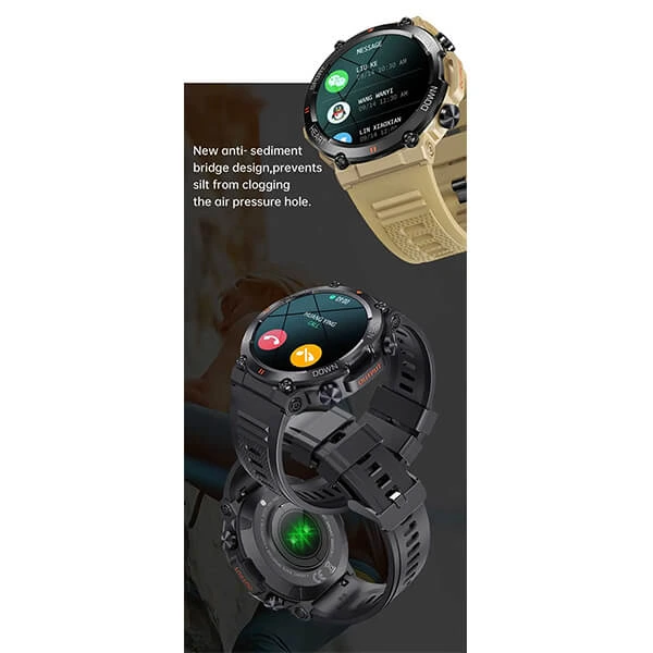 Smartwatch Bakeey  K76 Pro - Army Green
