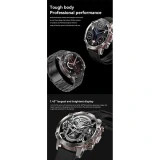 Smartwatch Microwear AK56 400mAh - Silver  Steel 