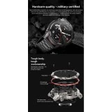 Smartwatch Microwear AK56 400mAh - Silver  Steel 