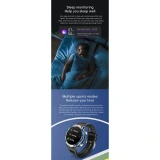 Smartwatch Microwear X11 420mAh - Black Blue
