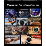 Smartwatch Microwear T83 Max - Black Silicone