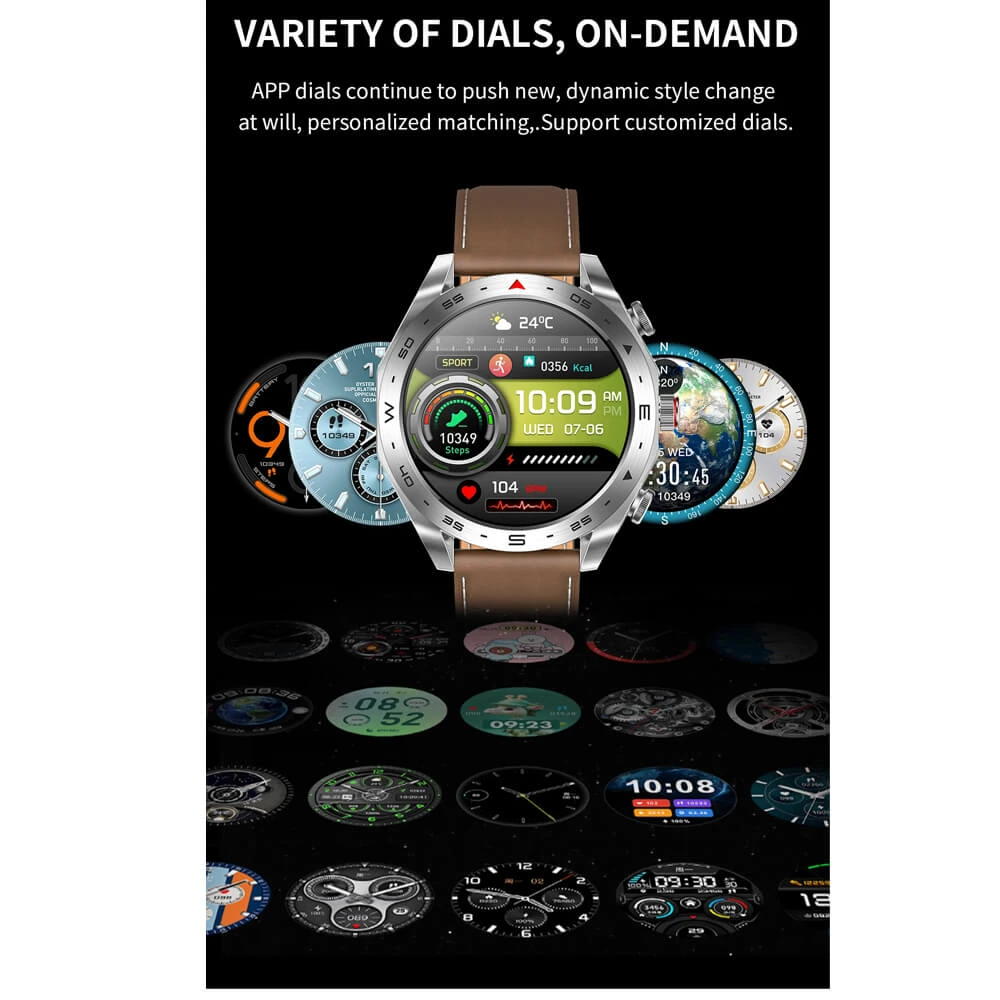 Smartwatch Microwear K95 - Steel Silver