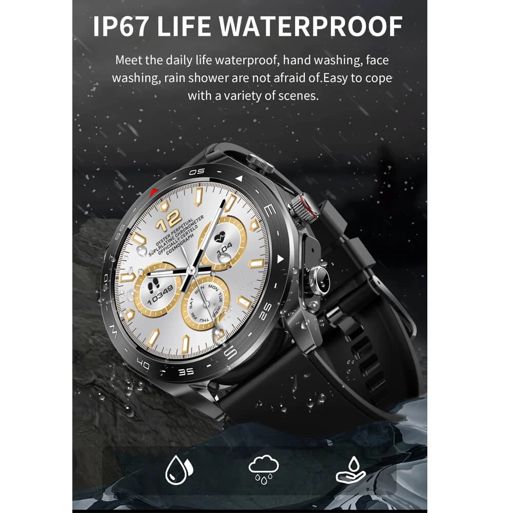 Smartwatch Microwear K95 - Steel Silver