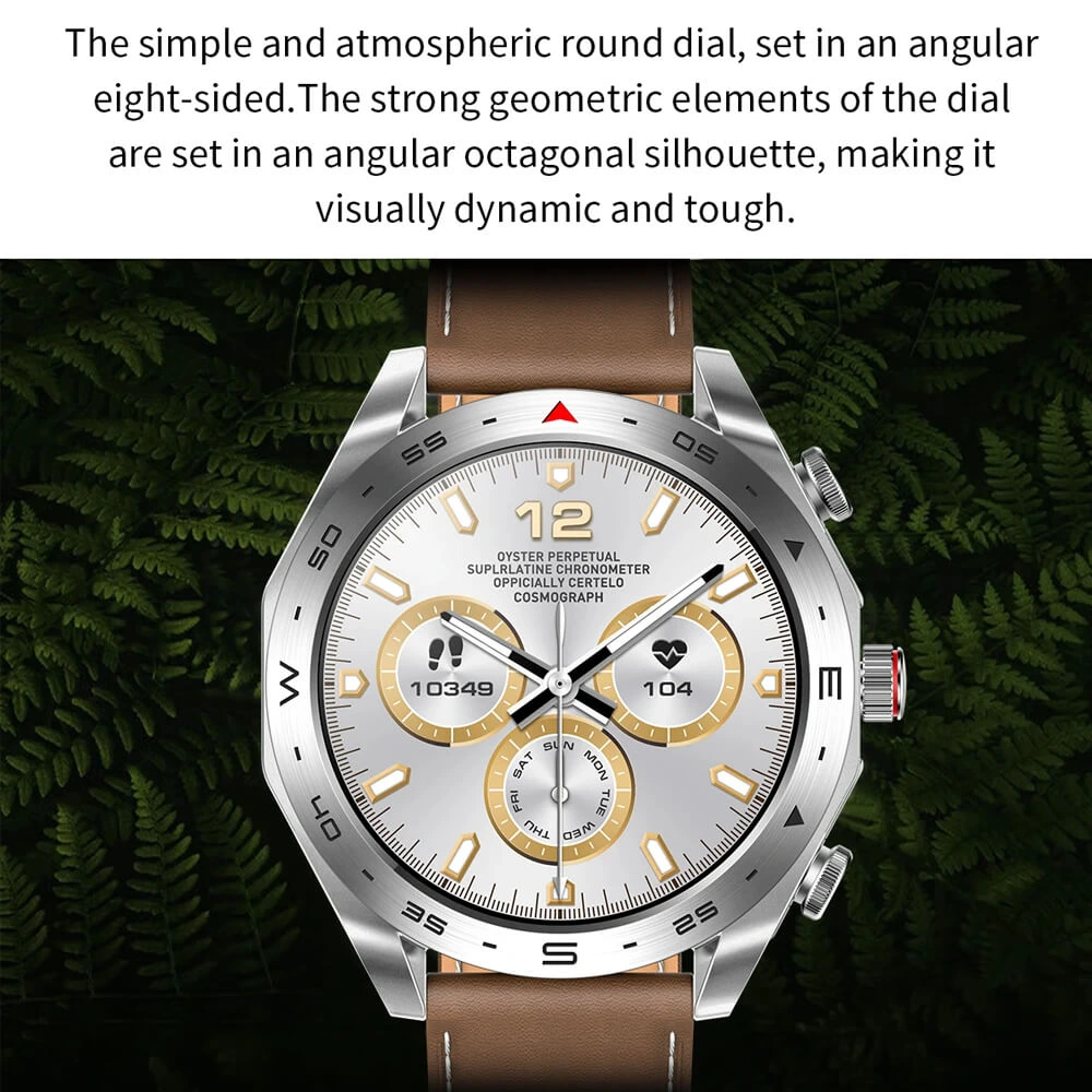 Smartwatch Microwear K95 - Steel Silver