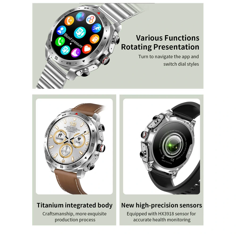 Smartwatch Microwear K95 - Steel Silver