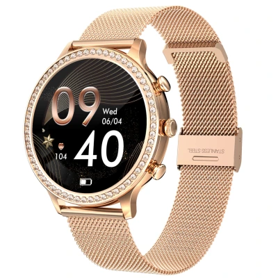 Smartwatch Microwear I70 - Gold Steel