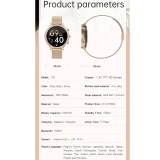 Smartwatch Microwear I70 - Gold Steel