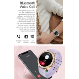 Smartwatch Microwear I70 - Gold Steel