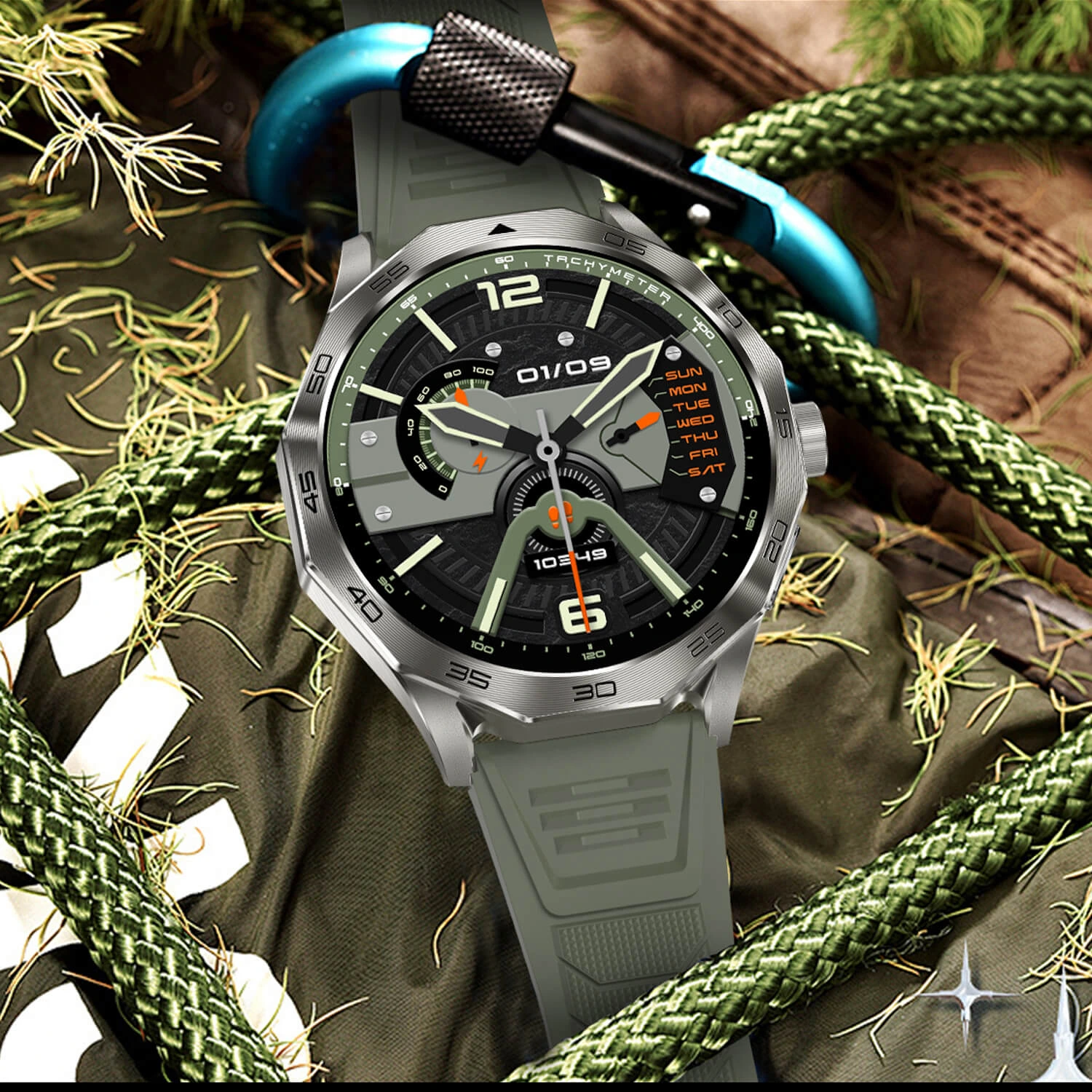 Smartwatch Microwear DA23 - Silver  Steel