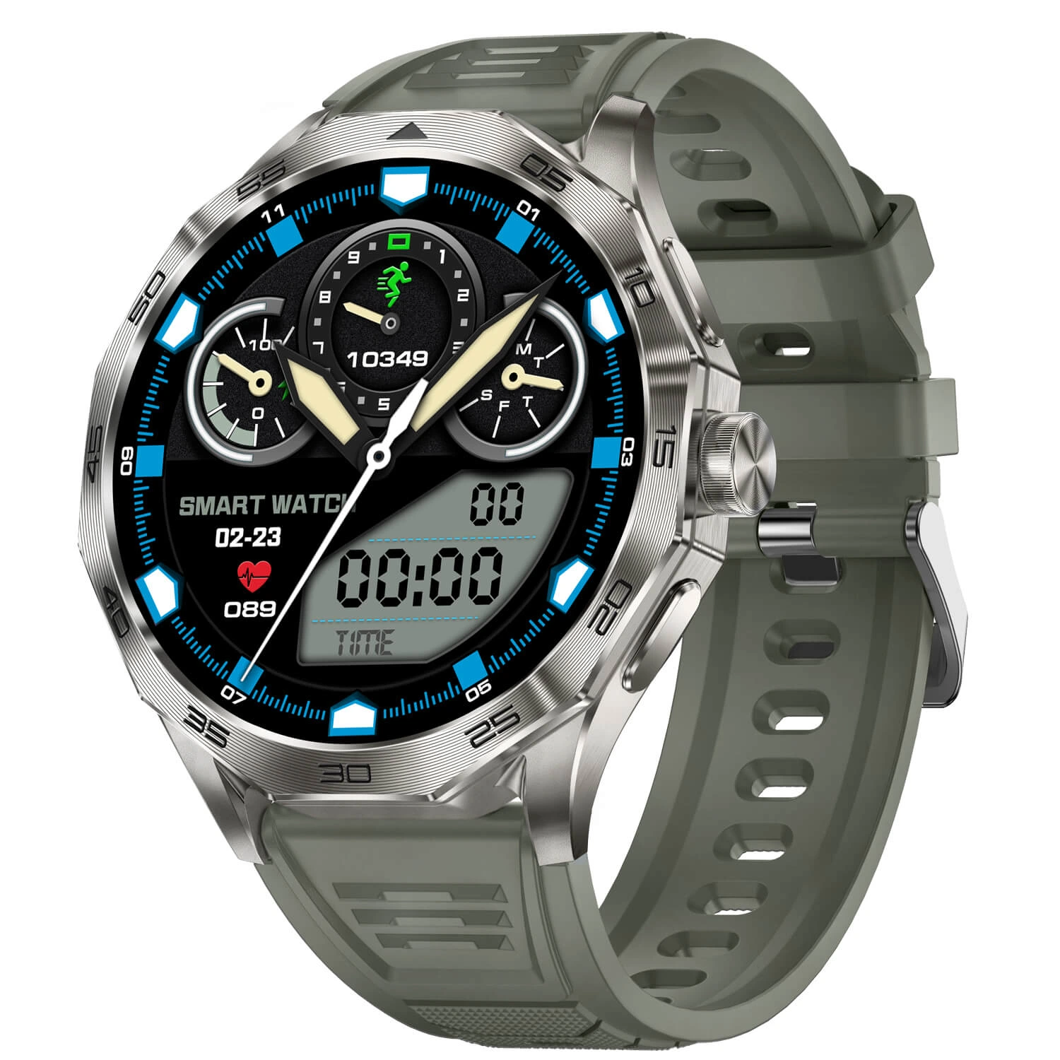 Smartwatch Microwear DA23 - Army Green