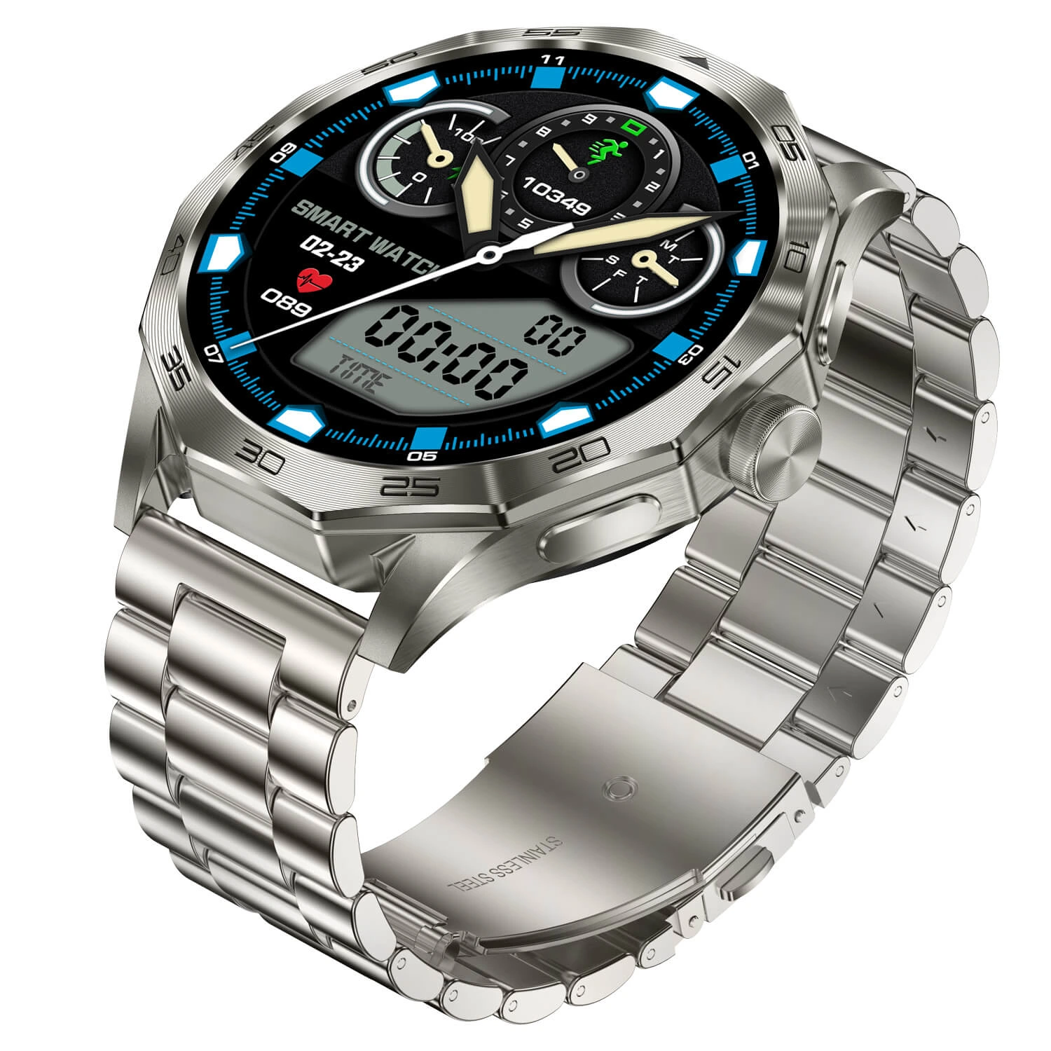 Smartwatch Microwear DA23 - Silver  Steel