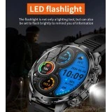 Smartwatch Microwear AK75 700mAh - Silver Steel