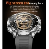 Smartwatch Microwear AK75 700mAh - Silver Steel