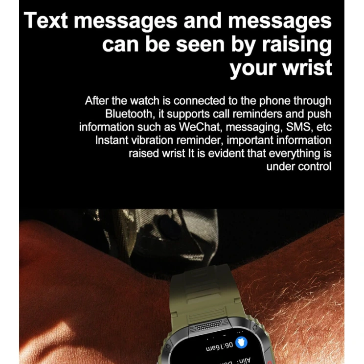 Smartwatch Microwear TK25 - Green