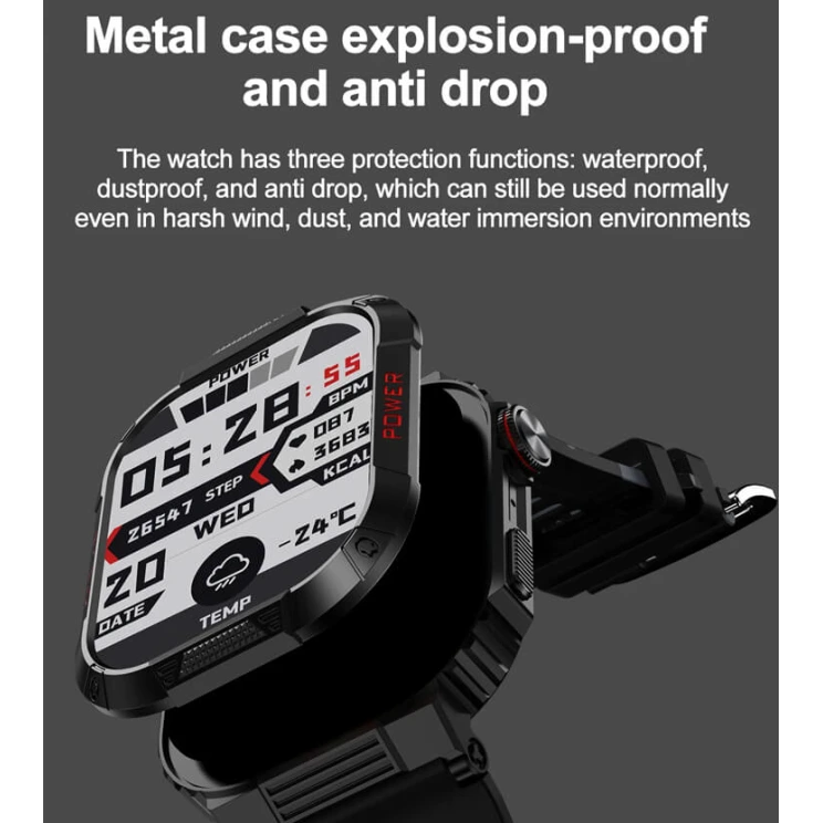Smartwatch Microwear TK25 - Green
