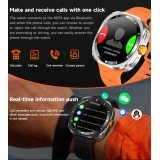 Smartwatch Microwear F7 - Black  Steel