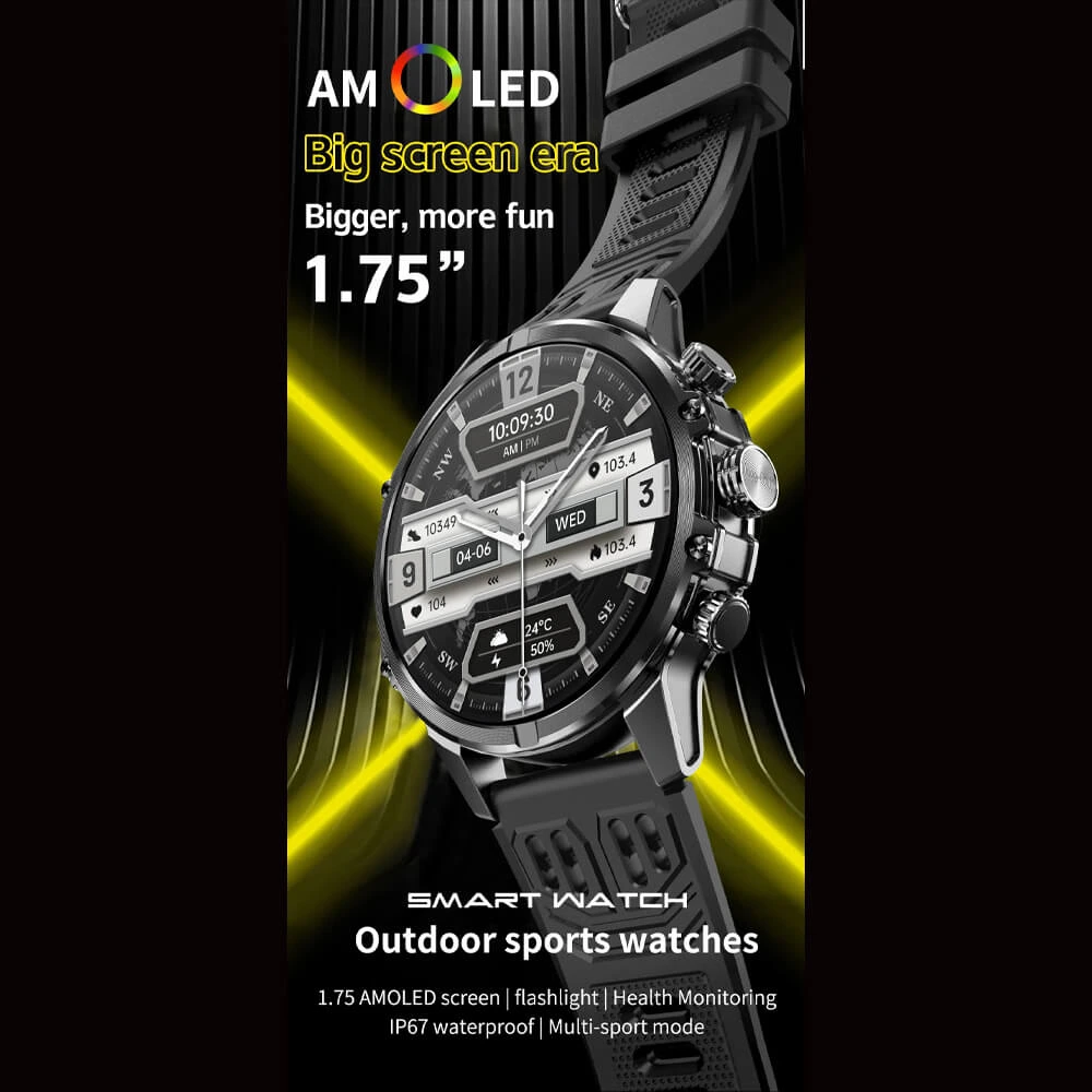 Smartwatch Microwear CF53 - Silver Steel