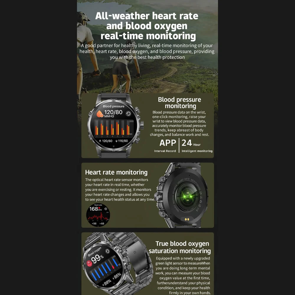 Smartwatch Microwear CF53 - Silver Steel