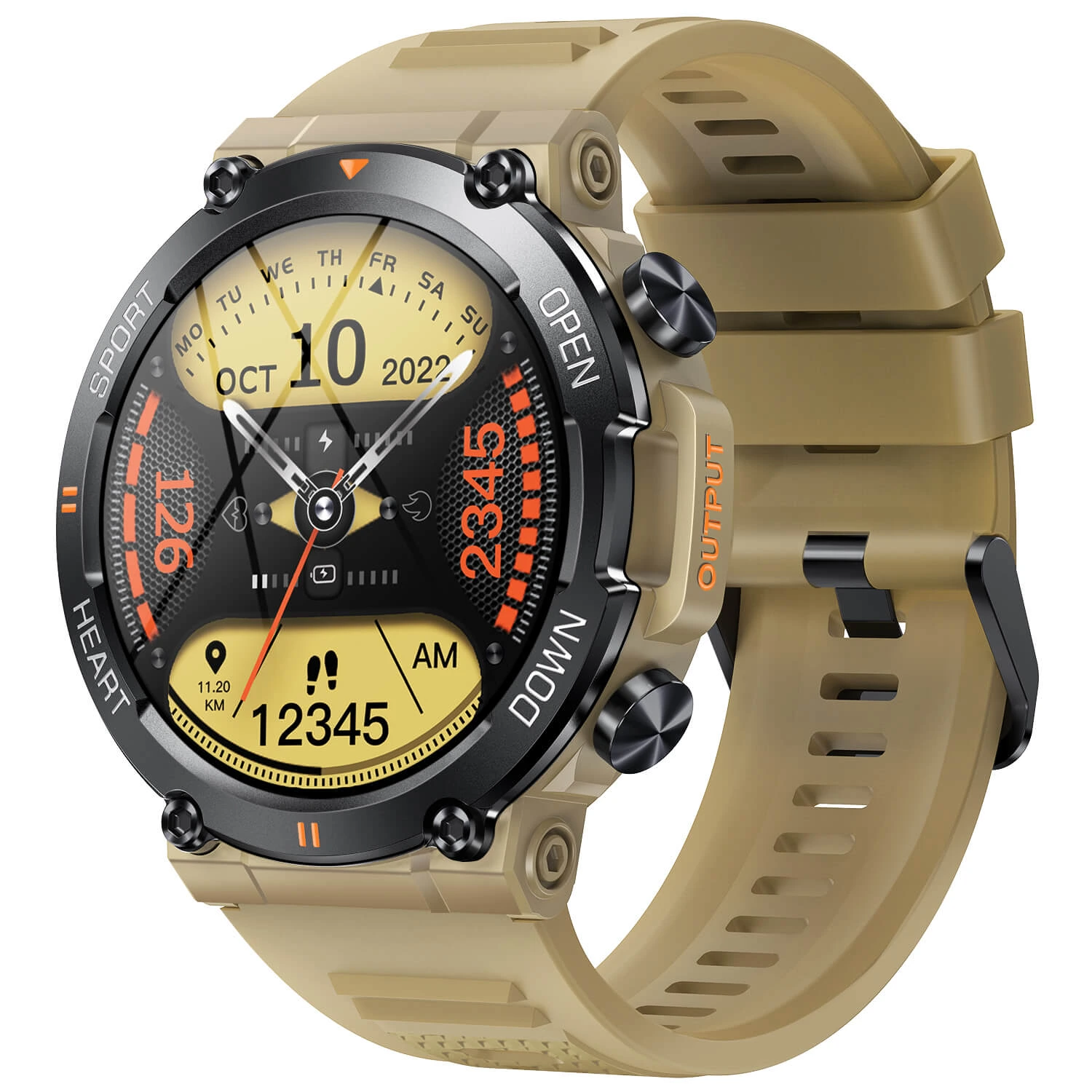 Smartwatch Bakeey  K76 Pro - Khaki