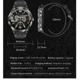 Smartwatch Microwear DA23 - Black Silicone