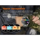 Smartwatch Microwear DA23 - Black Silicone