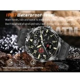 Smartwatch Microwear DA23 - Black Silicone