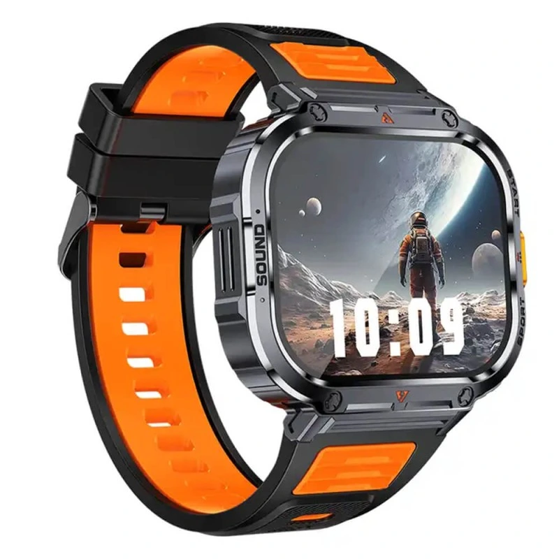 Smartwatch Microwear NX23 - Orange Black
