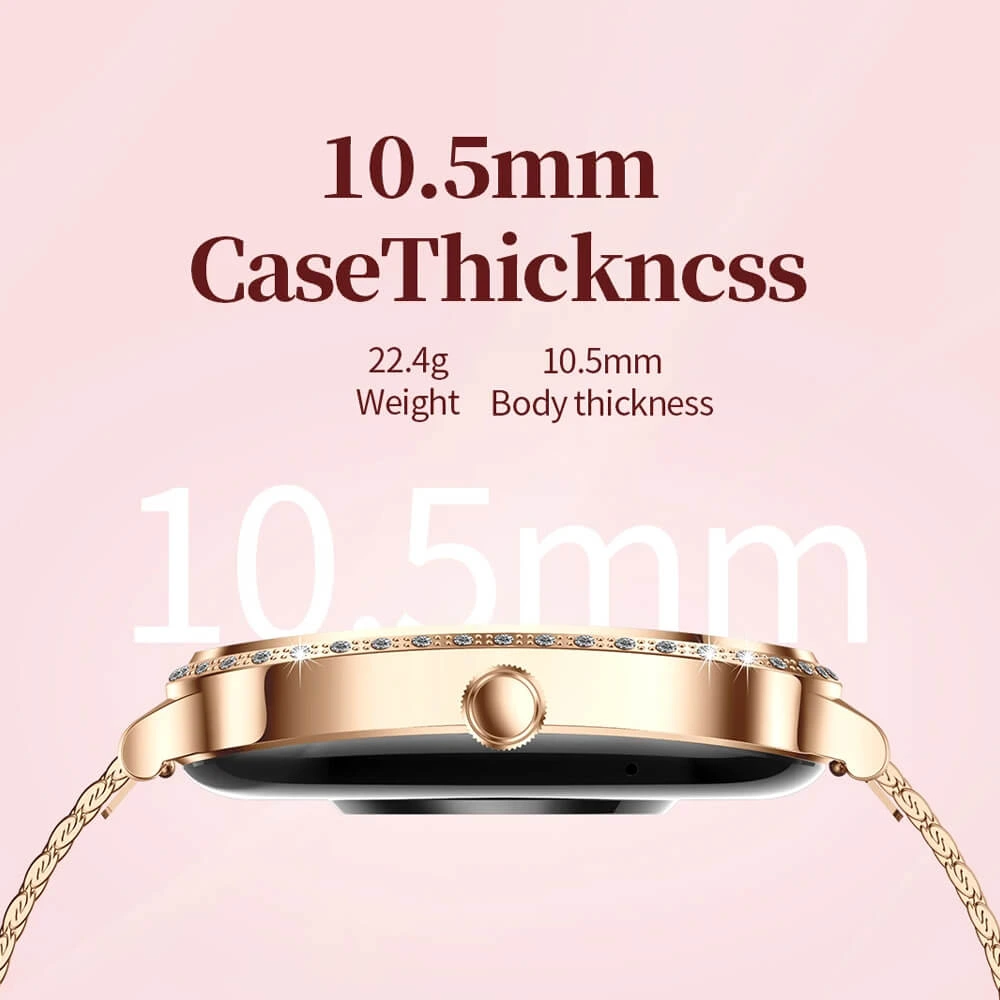 Smartwatch Microwear MK88 - Gold Steel
