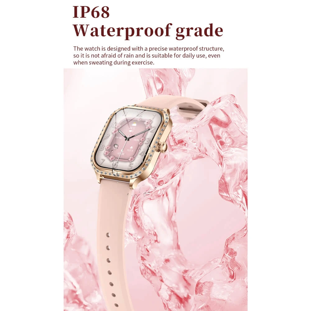 Smartwatch Microwear MK88 - Gold Steel