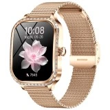 Smartwatch Microwear MK88 - Gold Steel