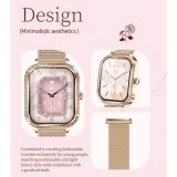 Smartwatch Microwear MK88 - Gold Steel