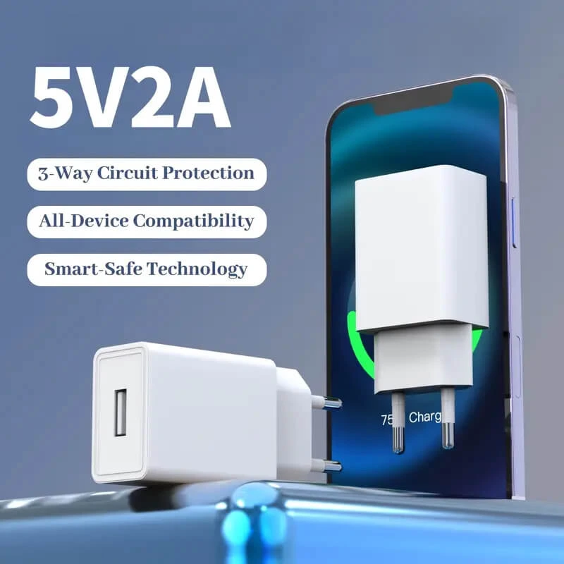 Φορτιστής Microwear USB-A  5V-2A για Smartwatch