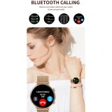 Smartwatch Microwear CY700 - Gold Steel