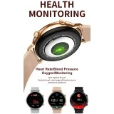 Smartwatch Microwear CY700 - Gold Steel