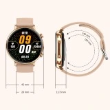 Smartwatch Microwear CY700 - Gold Steel