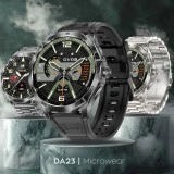 Smartwatch Microwear DA23 - Black Silicone