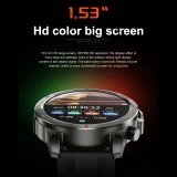 Smartwatch Microwear DK68 - Black Leather