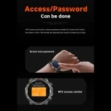 Smartwatch Microwear DK68 - Black Leather