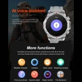 Smartwatch Microwear DK68 - Black Leather