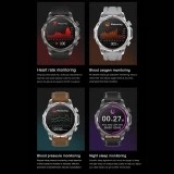 Smartwatch Microwear DK68 - Black Leather