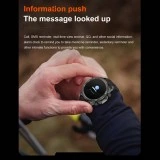 Smartwatch Microwear DK68 - Black Leather