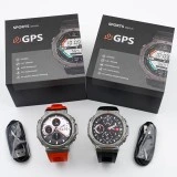 Smartwatch Microwear DM58 GPS - Red Ceramic Silicone