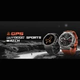 Smartwatch Microwear DM58 GPS - Red Ceramic Silicone
