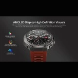 Smartwatch Microwear DM58 GPS - Red Ceramic Silicone