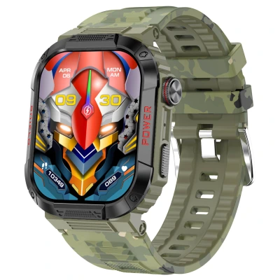 Smartwatch Microwear TK25 - Green Camo