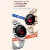 Smartwatch Microwear AK62 - Gold Steel
