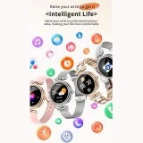 Smartwatch Microwear AK62 - Gold Steel